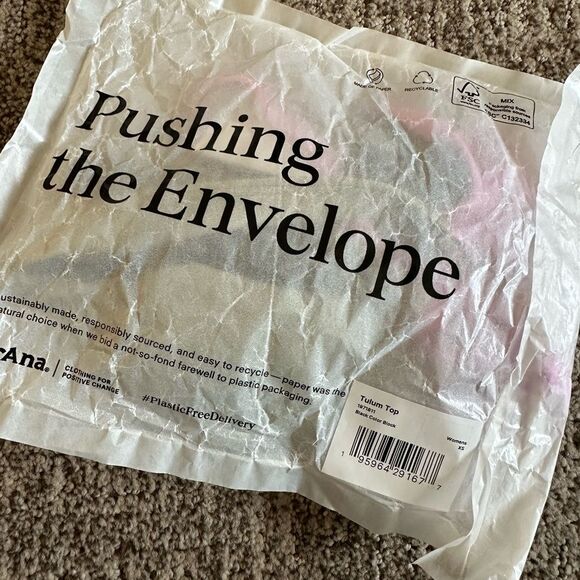 NWT Prana Tulum Swim Bikini Top in Black Colorblock Size XS - Picture 3 of 4